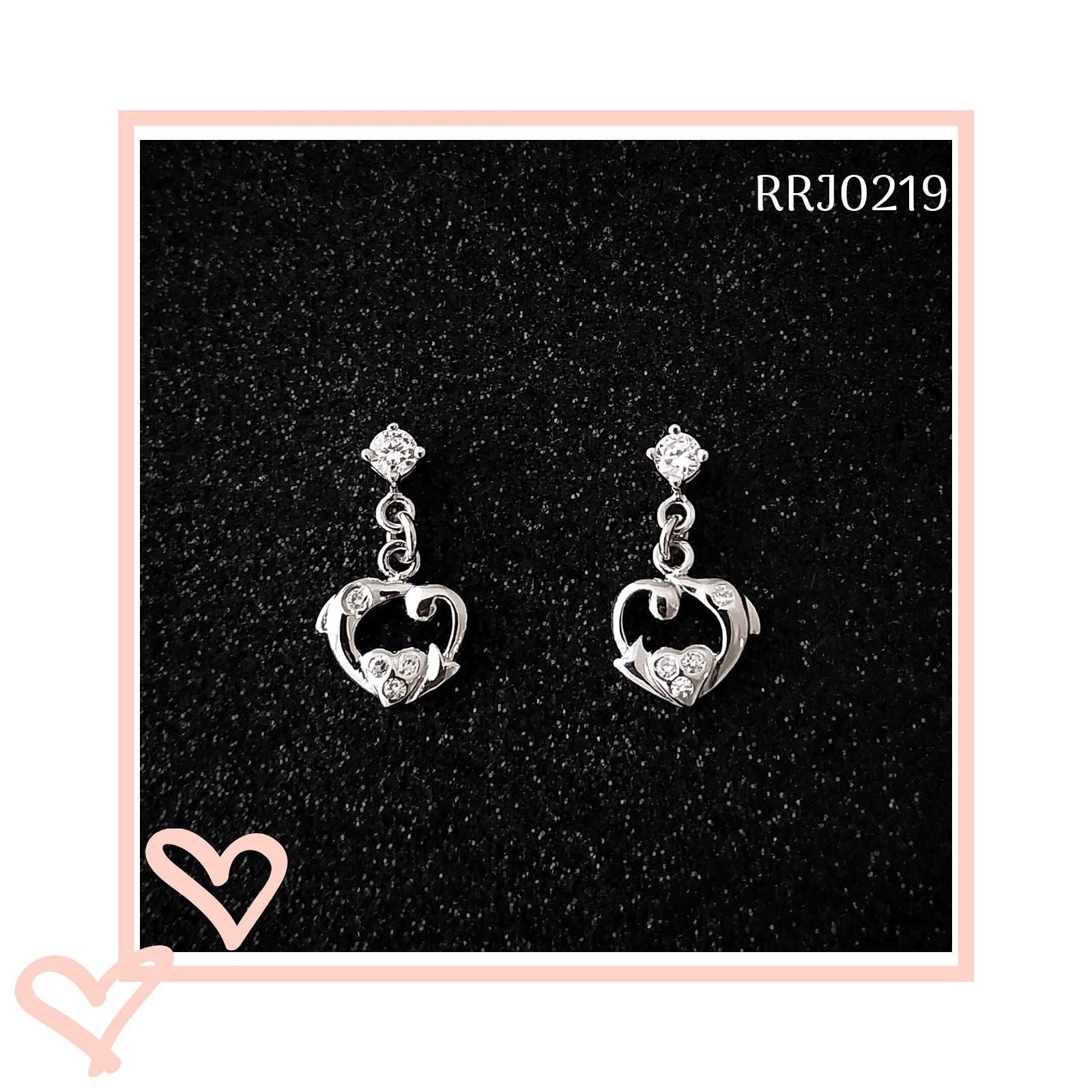 RRJ0219 Pure 925 Sterling Silver Earring - RishiRich Jewels