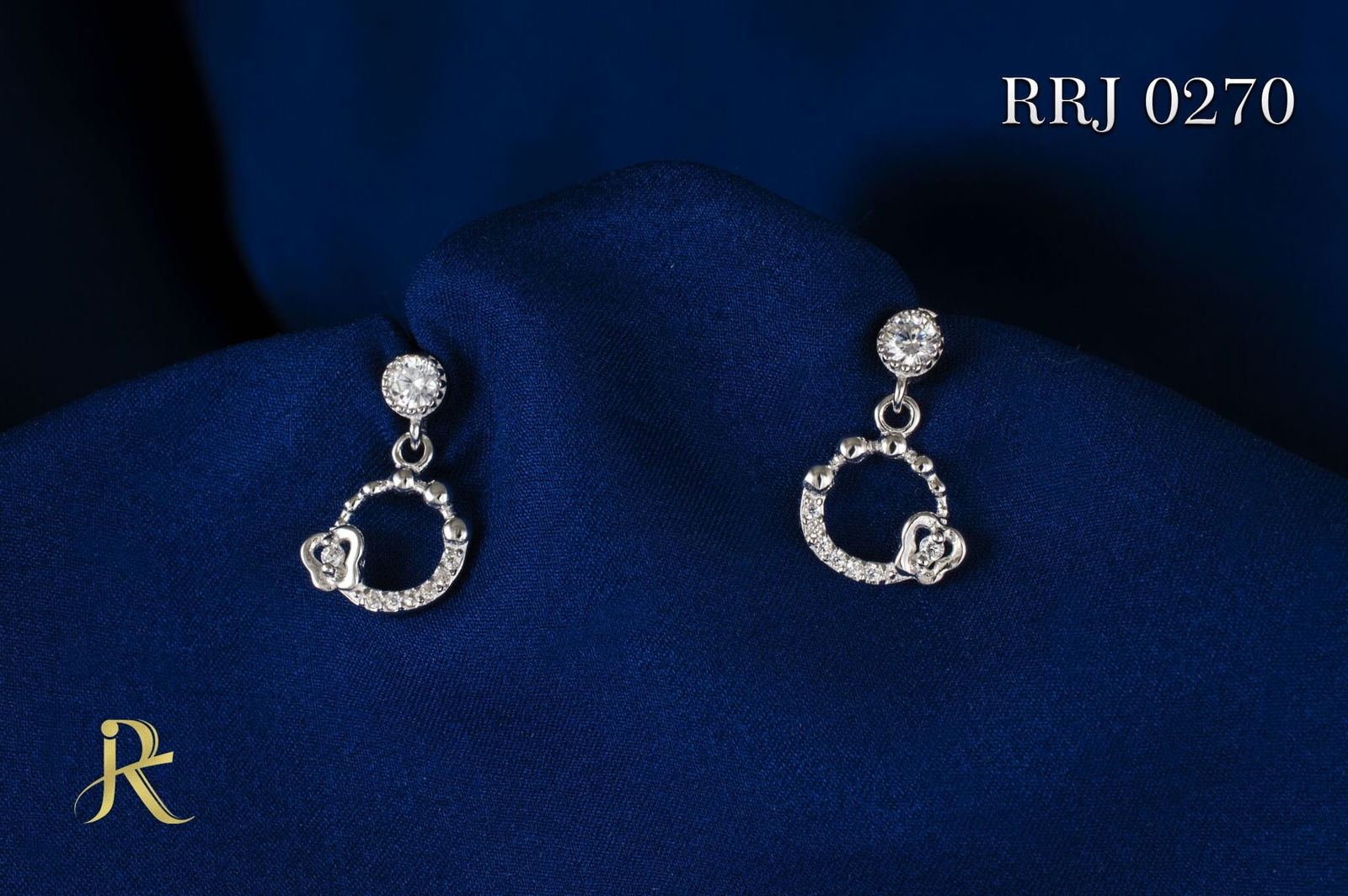 RRJ0270 Pure 925 Sterling Silver Earring - RishiRich Jewels