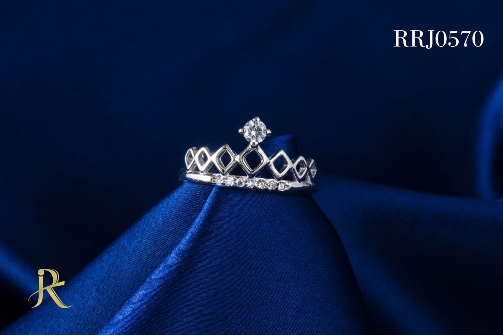 RRJ0570 Pure 925 Sterling Silver Ring - RishiRich Jewels