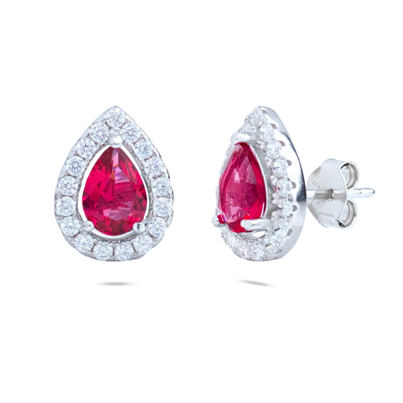 RRJ0809 Pure 925 Sterling Silver Stud - RishiRich Jewels