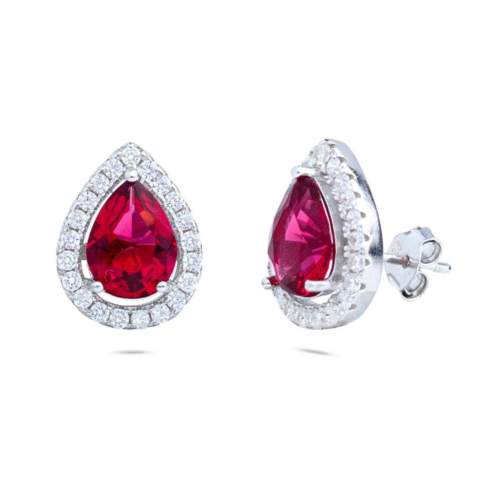 RRJ0814 Pure 925 Sterling Silver Stud - RishiRich Jewels