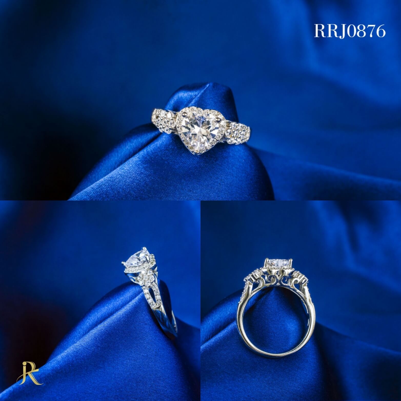 RRJ0876 Pure 925 Sterling Silver Ring - RishiRich Jewels