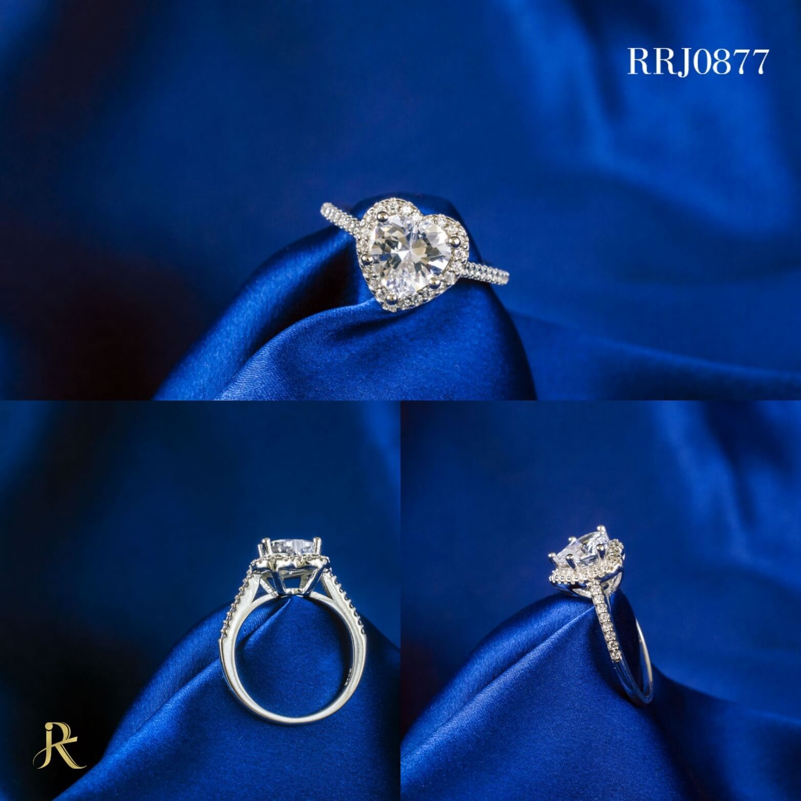 RRJ0877 Pure 925 Sterling Silver Ring - RishiRich Jewels