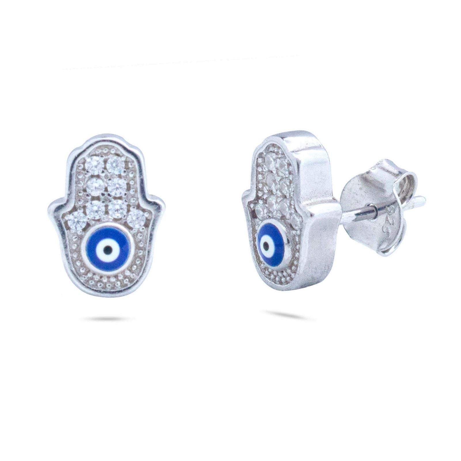 RRJ1108 Pure 925 Sterling Silver Stud - RishiRich Jewels