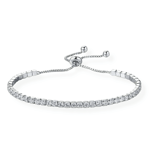 2mm American Diamond Tennis Bracelet - RishiRich Jewels