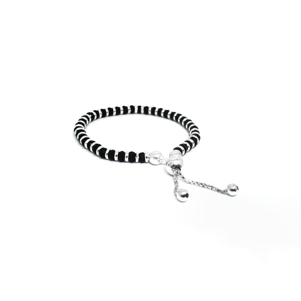 Baby Silver Nazariya Adjustable Bracelet - RishiRich Jewels