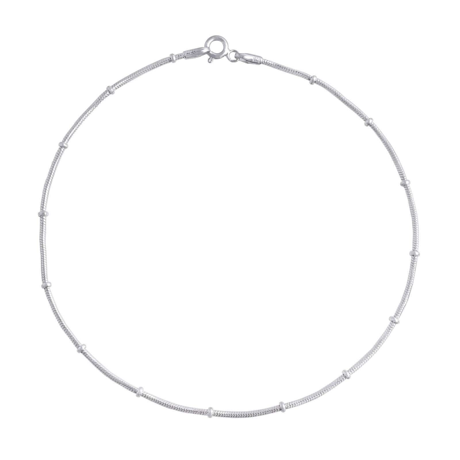Ball Snake Chain Anklet - RishiRich Jewels