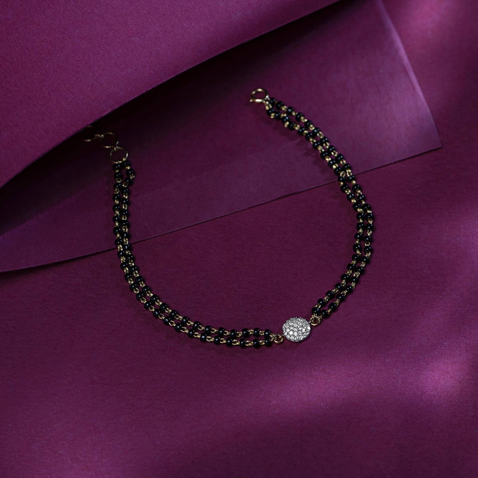 Bejewelled Mangalsutra Bracelet - RishiRich Jewels