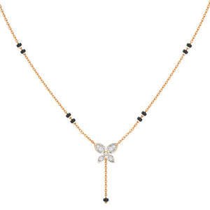 Butterfly Neck Mangalsutra - RishiRich Jewels