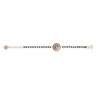 Captain America Shield Silver Baby Nazariya Bracelet - RishiRich Jewels