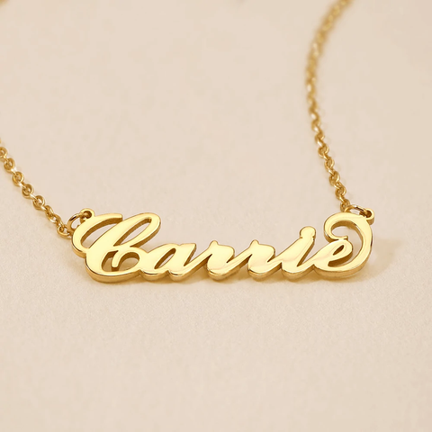 Carrie Name Necklace - RishiRich Jewels