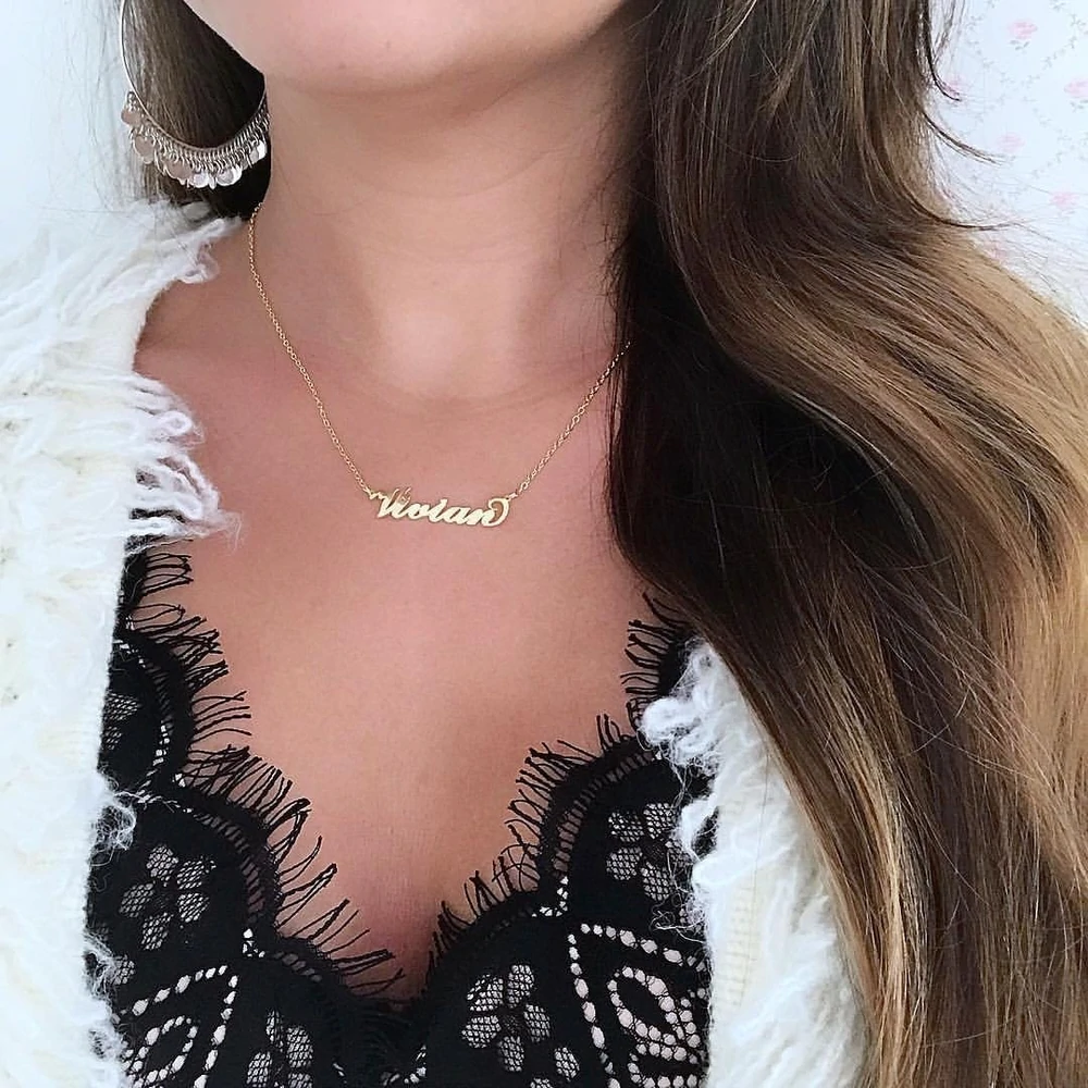 Carrie Name Necklace - RishiRich Jewels