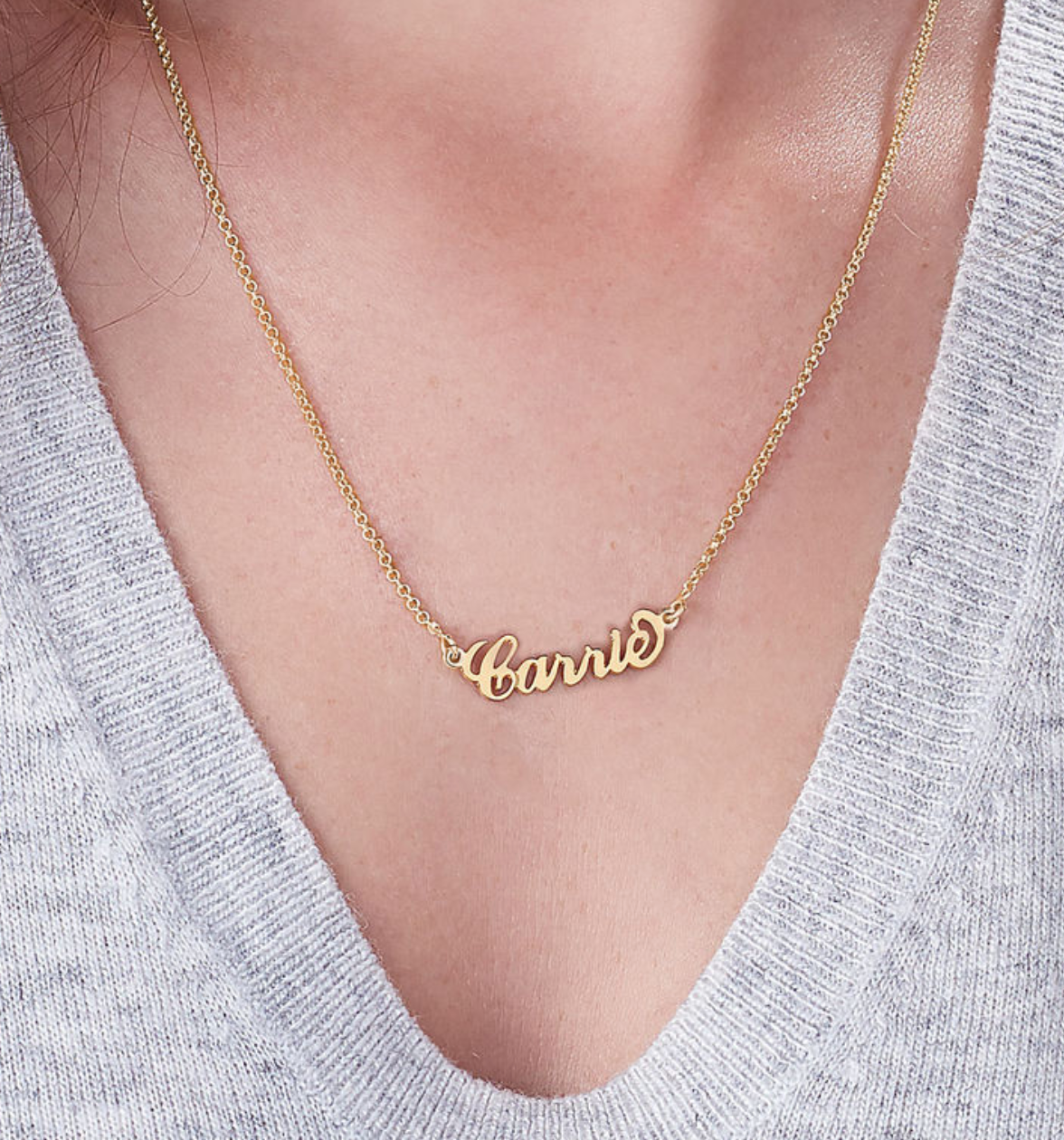 Carrie Name Necklace - RishiRich Jewels