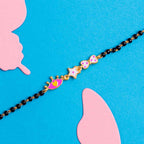 Crown, Star & Bow Silver Baby Nazariya Bracelet - RishiRich Jewels
