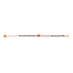 Crown, Star & Bow Silver Baby Nazariya Bracelet - RishiRich Jewels