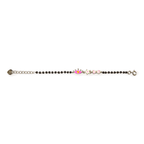 Crown, Star & Bow Silver Baby Nazariya Bracelet - RishiRich Jewels