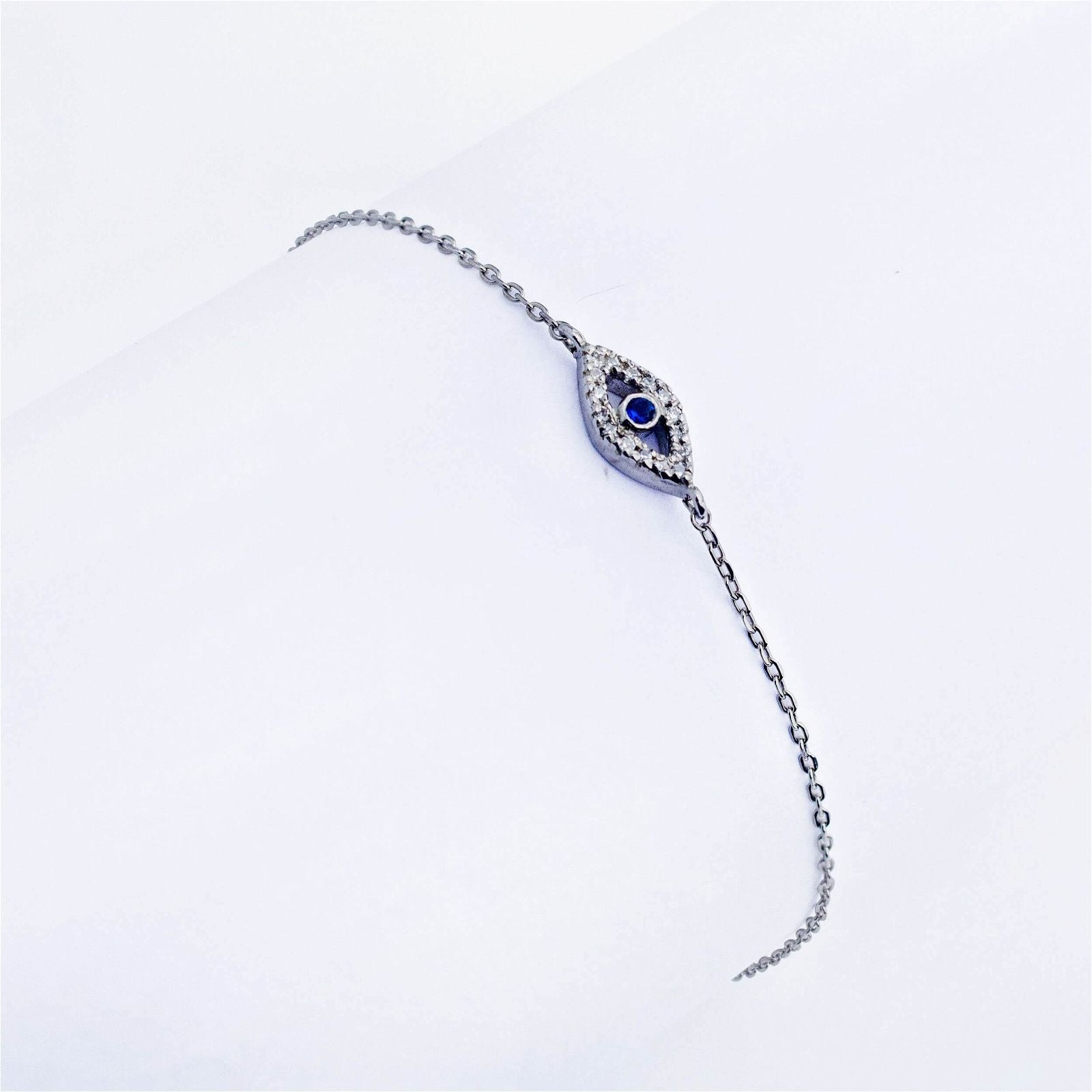 Dainty Evil Eye Bracelet - RishiRich Jewels