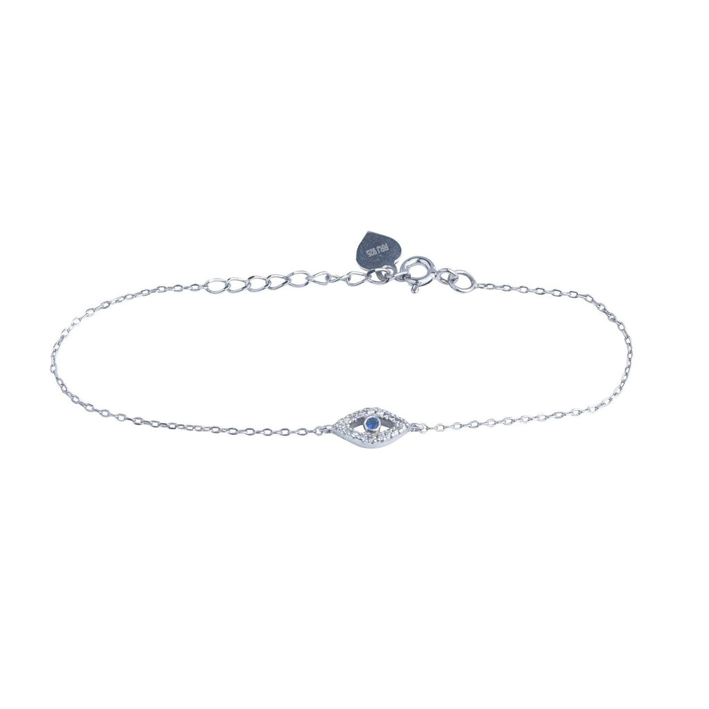 Dainty Evil Eye Bracelet - RishiRich Jewels