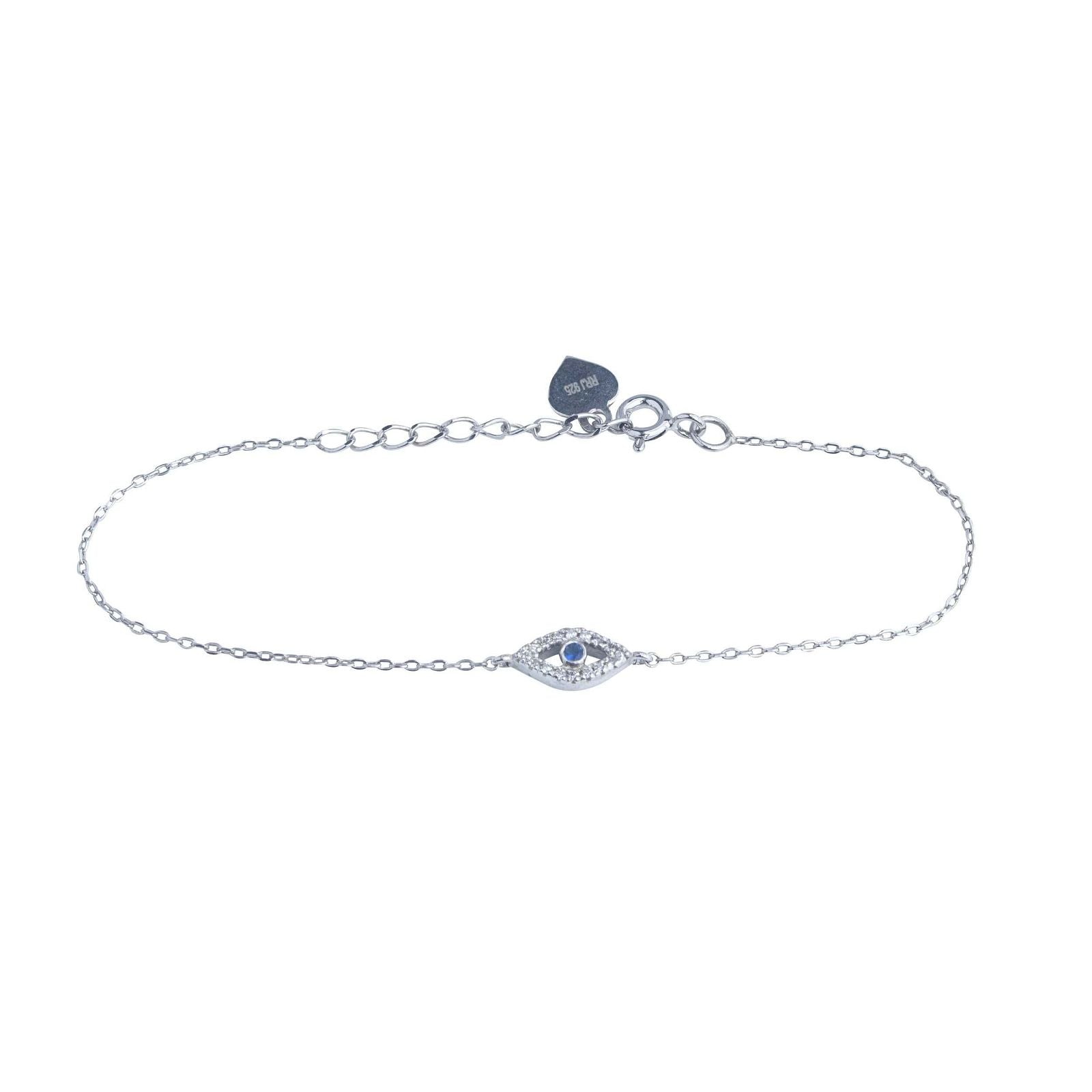 Dainty Evil Eye Bracelet - RishiRich Jewels