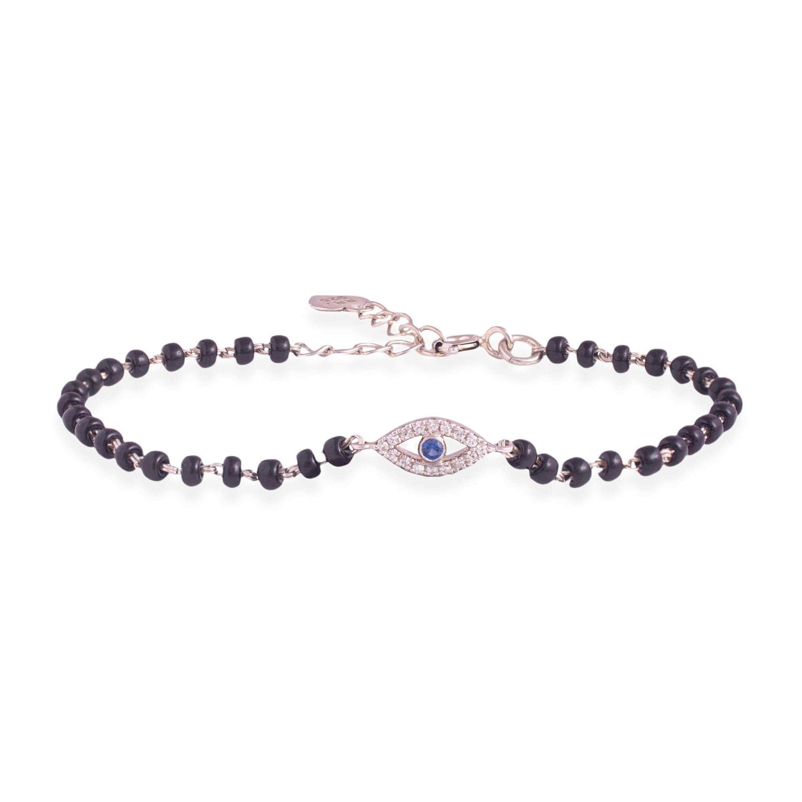 Dainty Evil Eye Mangalsutra Bracelet - RishiRich Jewels