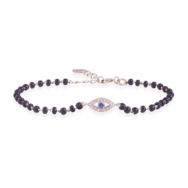 Dainty Evil Eye Mangalsutra Bracelet - RishiRich Jewels