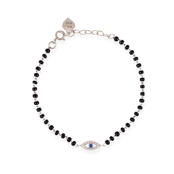 Dainty Evil Eye Mangalsutra Bracelet - RishiRich Jewels