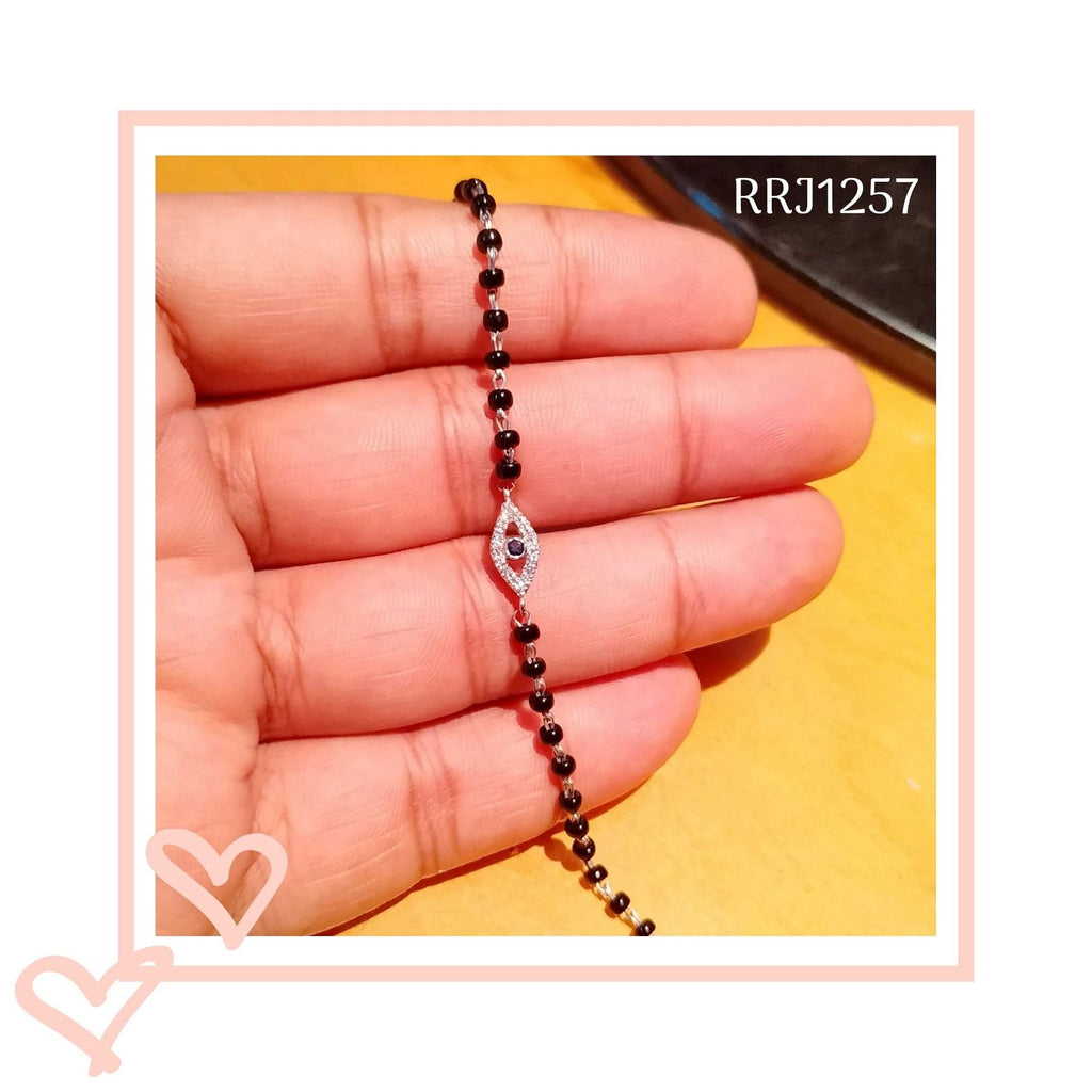 Dainty Evil Eye Mangalsutra Bracelet - RishiRich Jewels