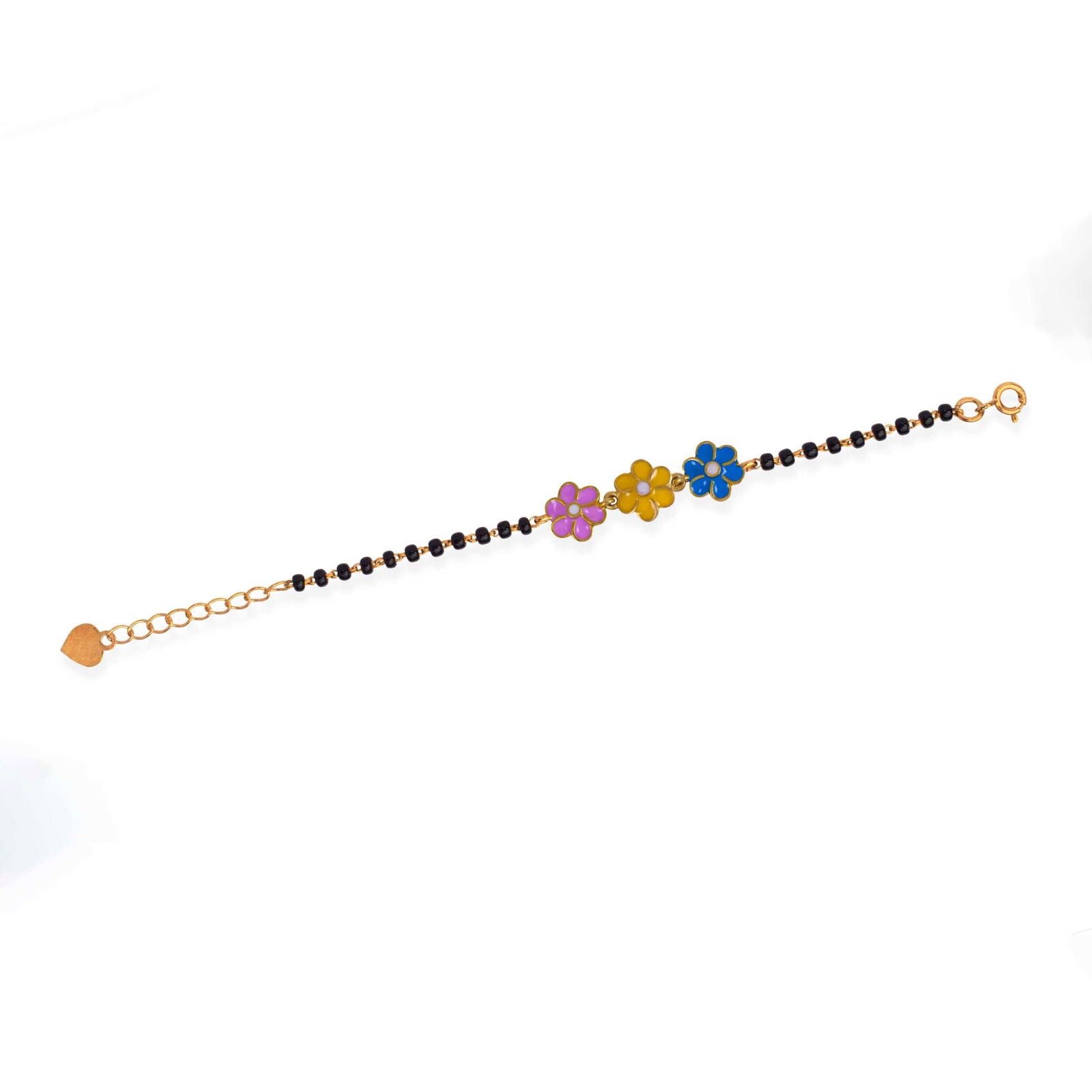 Flowers Silver Baby Nazariya Bracelet - RishiRich Jewels