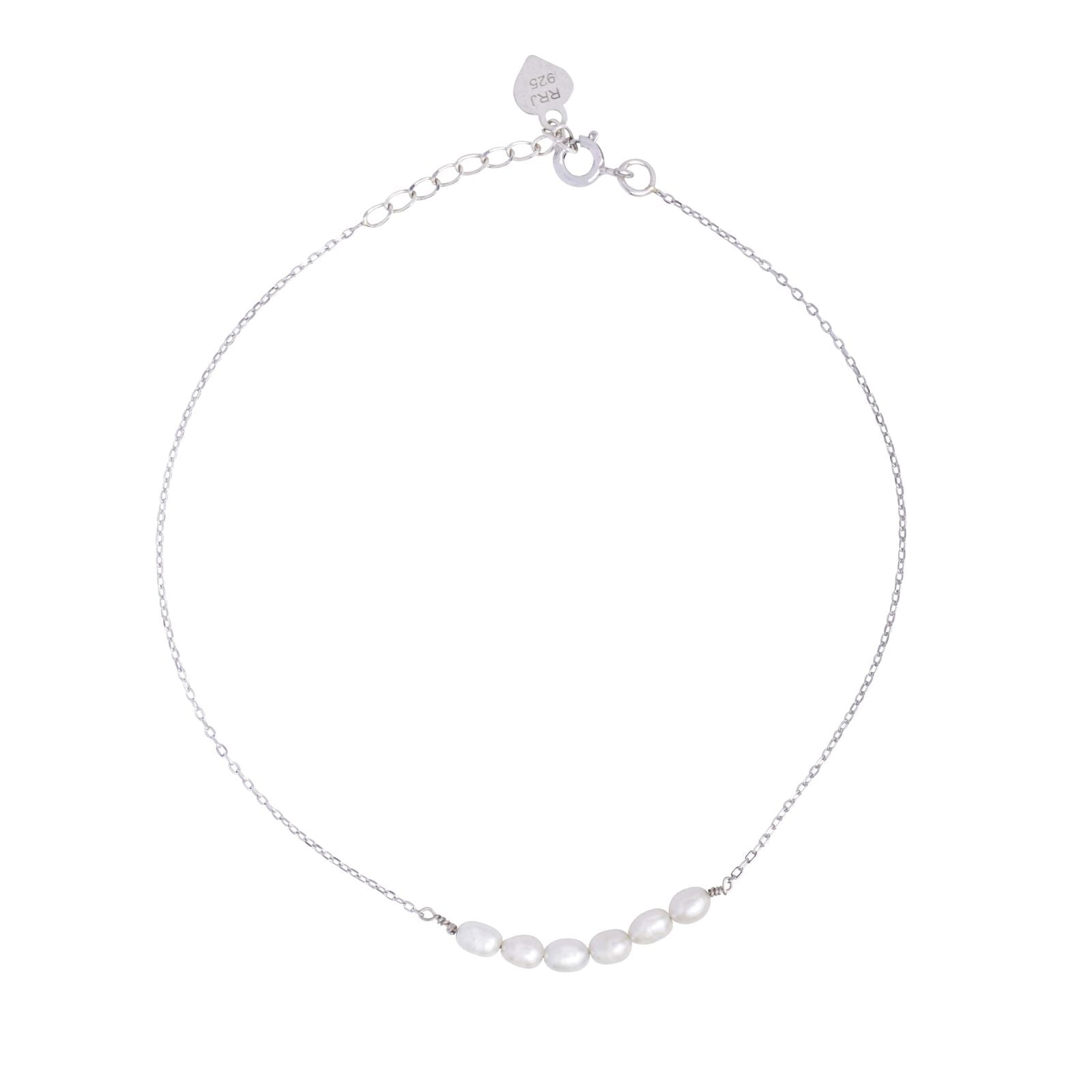 Freshwater Suji Pearl Anklet - RishiRich Jewels