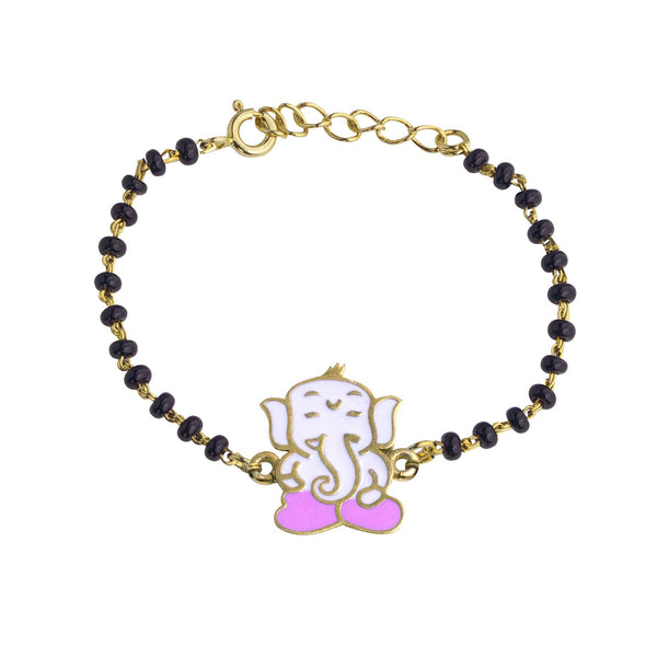 Ganeshji Silver Baby Nazariya Bracelet - RishiRich Jewels