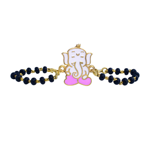 Ganeshji Silver Baby Nazariya Bracelet - RishiRich Jewels