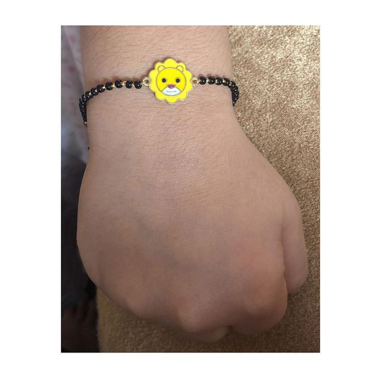 Lion Silver Baby Nazariya Bracelet - RishiRich Jewels
