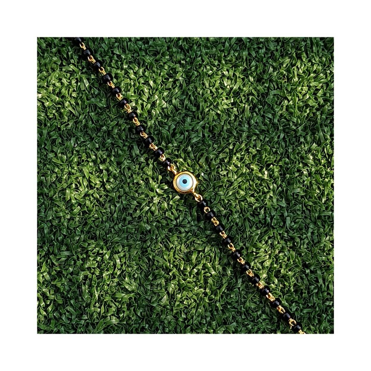 MOP Evil Eye Baby Nazariya Bracelet - RishiRich Jewels