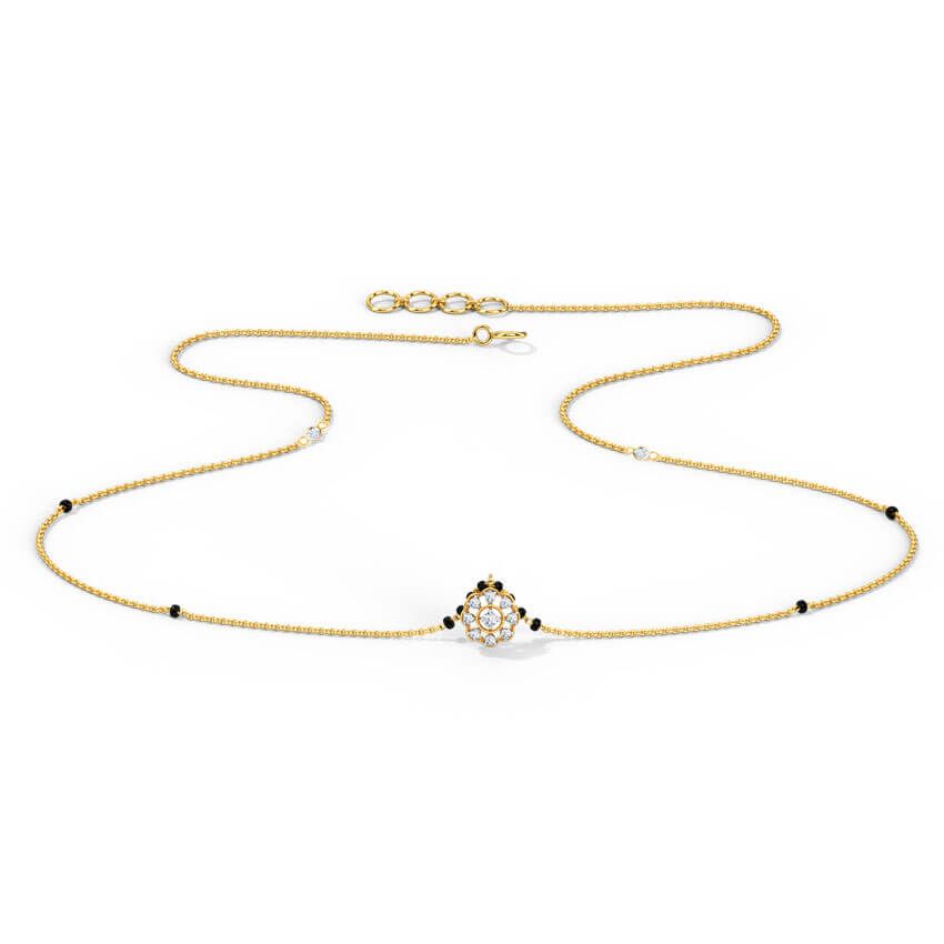 Navam Silver Neck Mangalsutra - RishiRich Jewels