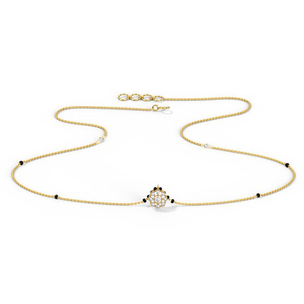 Navam Silver Neck Mangalsutra - RishiRich Jewels