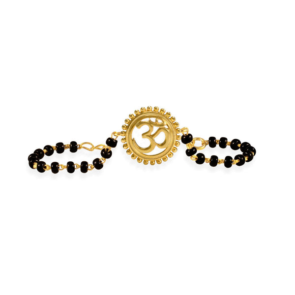 OM Silver Baby Nazariya Bracelet - RishiRich Jewels