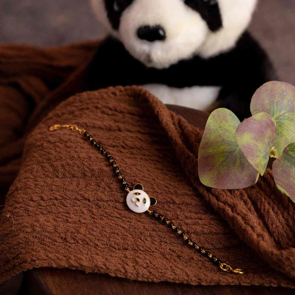 Panda Silver Baby Nazariya Bracelet - RishiRich Jewels