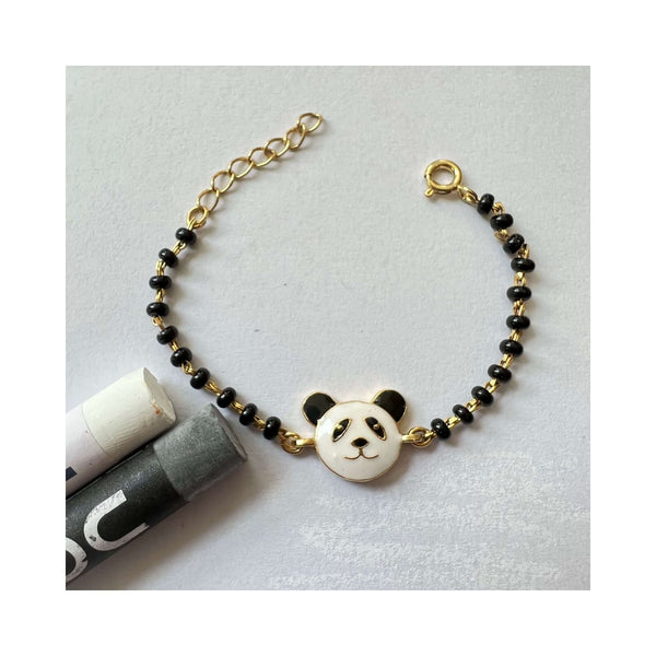 Panda Silver Baby Nazariya Bracelet - RishiRich Jewels