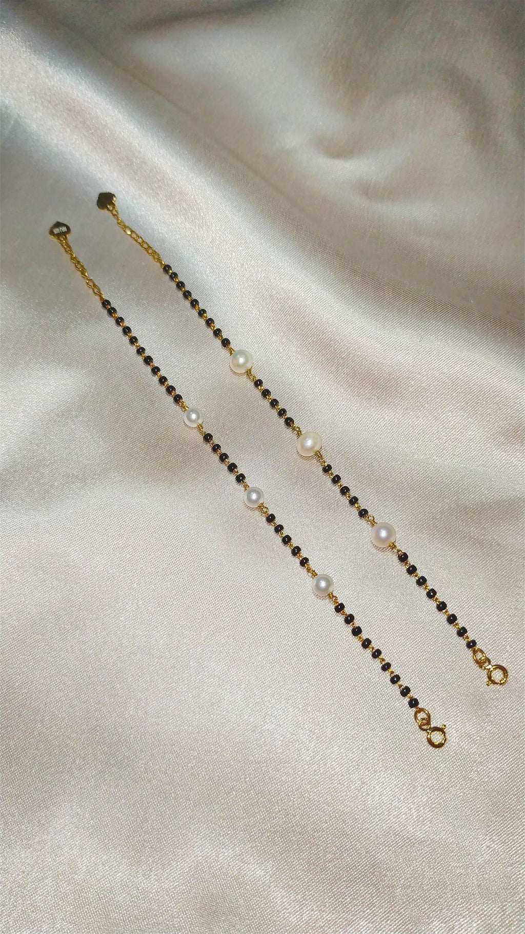 Pearltastic Mangalsutra Bracelet - RishiRich Jewels