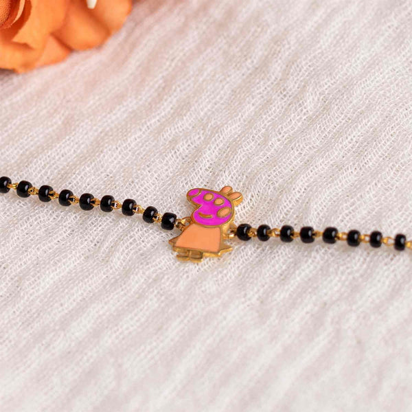 Peppa Pig Silver Baby Nazariya Bracelet - RishiRich Jewels