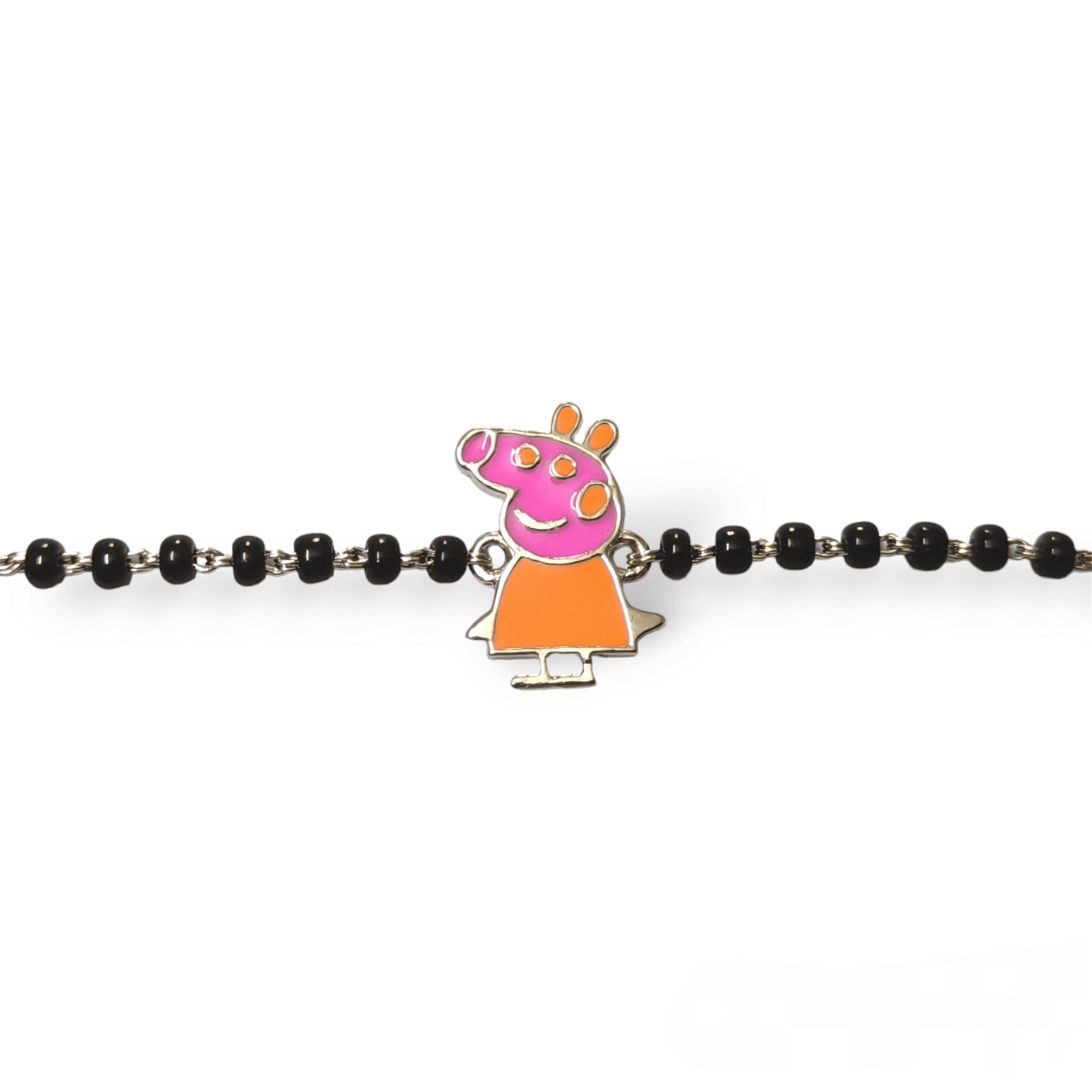 Peppa Pig Silver Baby Nazariya Bracelet - RishiRich Jewels