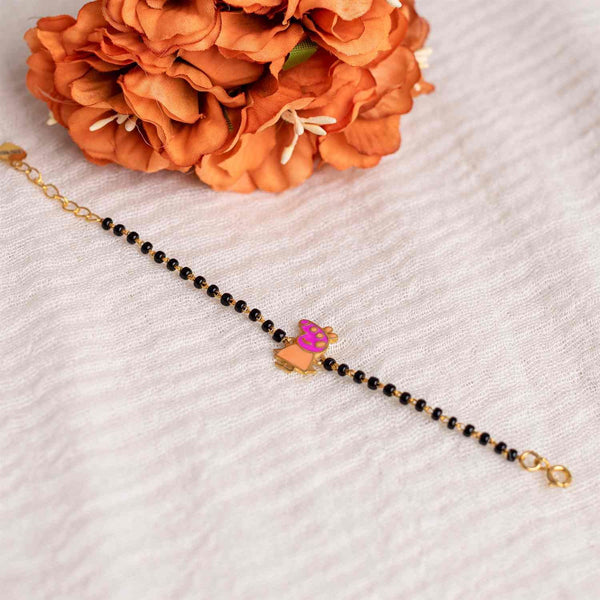 Peppa Pig Silver Baby Nazariya Bracelet - RishiRich Jewels