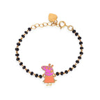 Peppa Pig Silver Baby Nazariya Bracelet - RishiRich Jewels