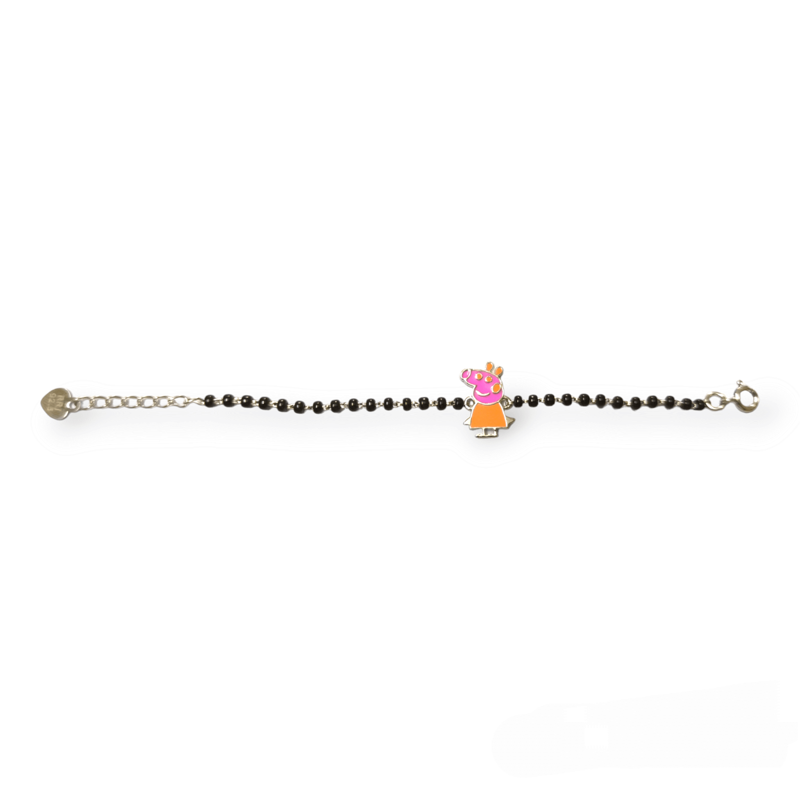 Peppa Pig Silver Baby Nazariya Bracelet - RishiRich Jewels