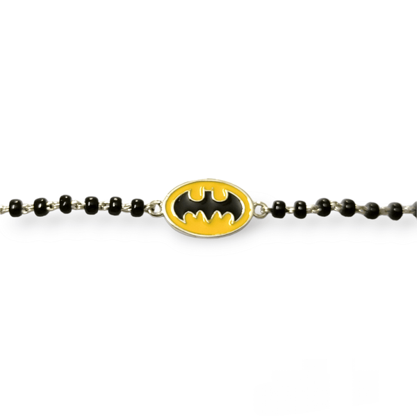 Buy silver toddler, baby & kids Batman nazariya bracelet, Toddler, Baby / kids evil eye nazariya bracelet from RishiRich Jewels. Latest collection and wide range of Toddler, Baby & Kids nazariya bracelet silver available at best prices.