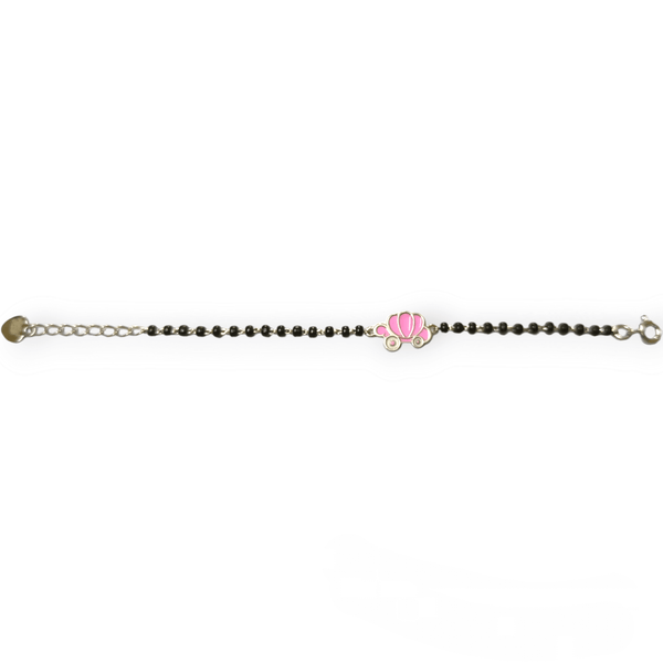Buy silver toddler, baby & kids Baby Carriage nazariya bracelet, Toddler, Baby / kids evil eye nazariya bracelet from RishiRich Jewels. Latest collection and wide range of Toddler, Baby & Kids nazariya bracelet silver available at best prices.
