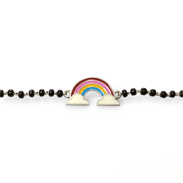 Rainbow Silver Baby Nazariya Bracelet