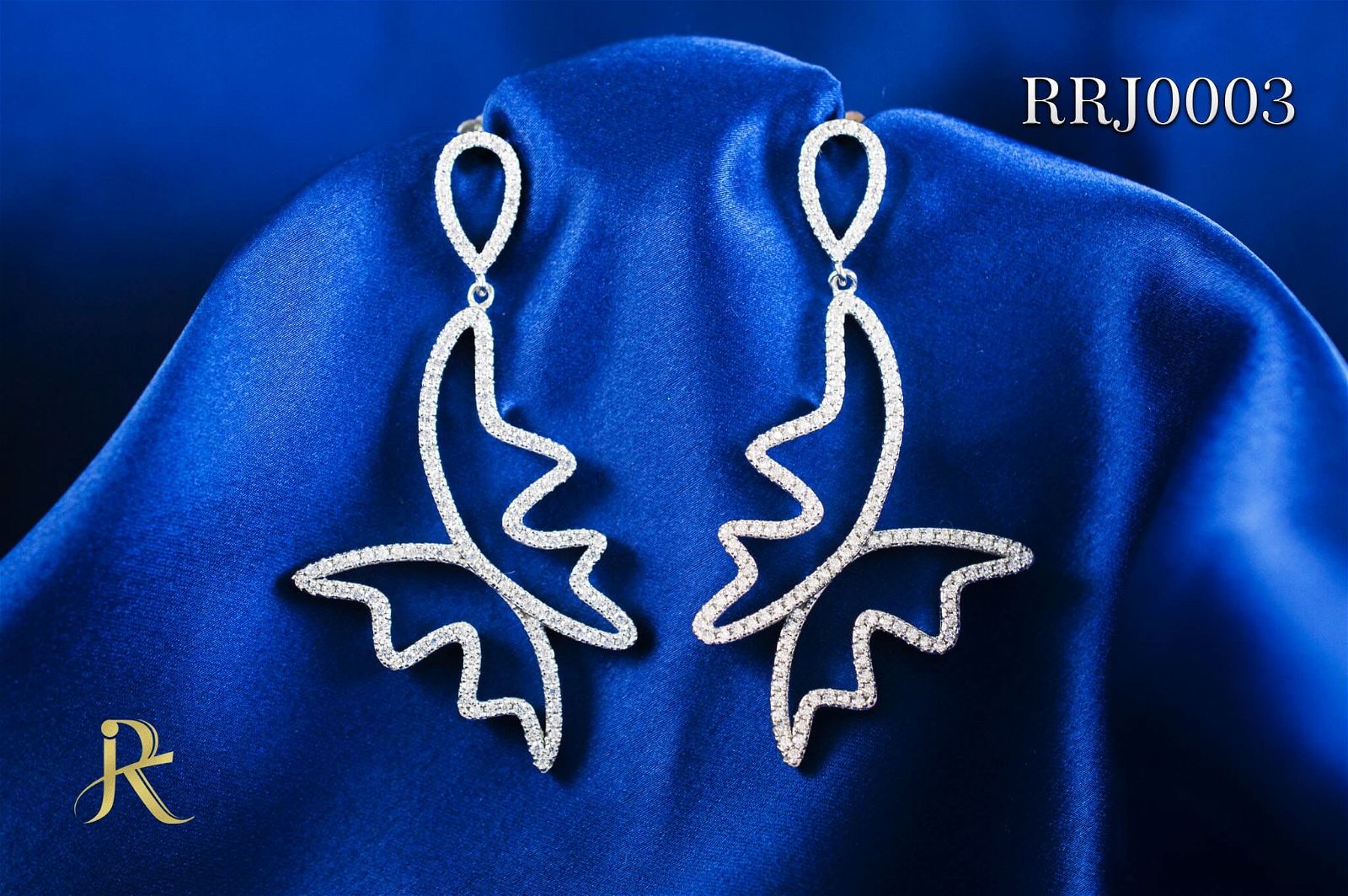RRJ0003 Pure 925 Sterling Silver Earring - RishiRich Jewels