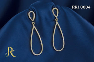 RRJ0004 Pure 925 Sterling Silver Earring - RishiRich Jewels