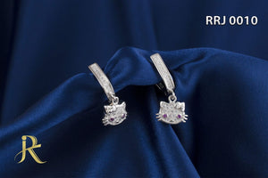 RRJ0010 Pure 925 Sterling Silver Earring - RishiRich Jewels